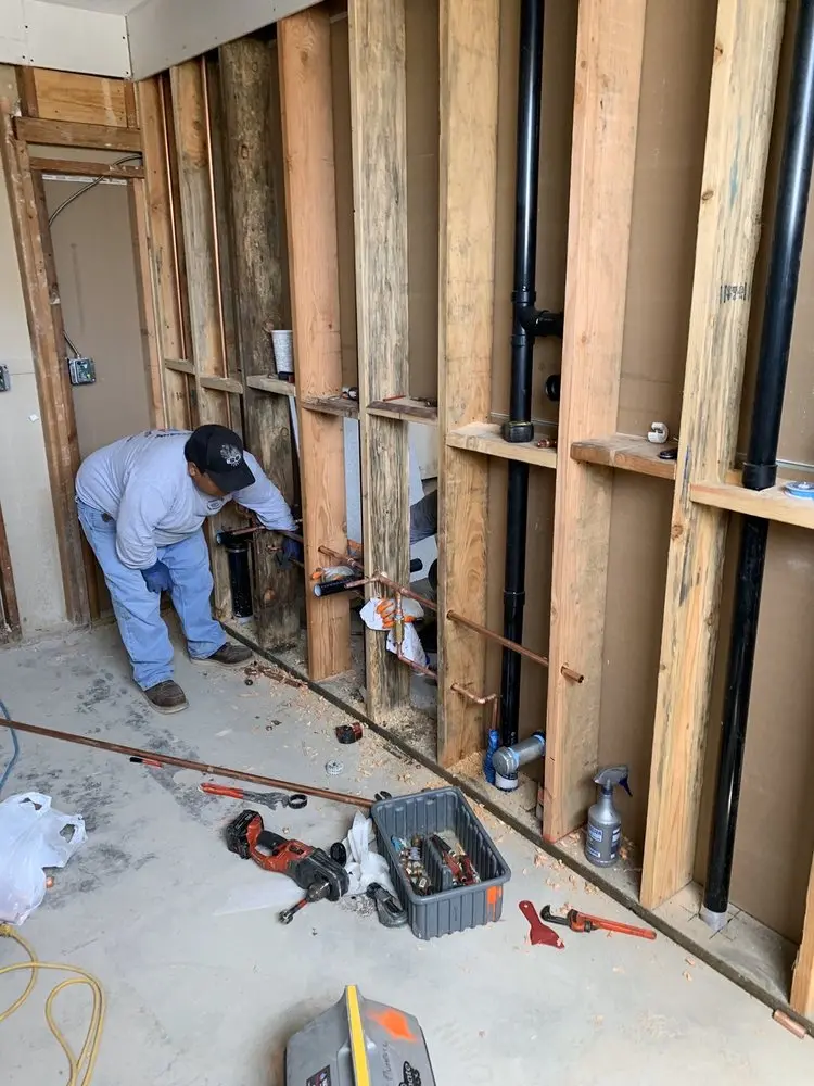 Commercial rough-in plumbing for Water Heater Replacement in Glenrose Heights